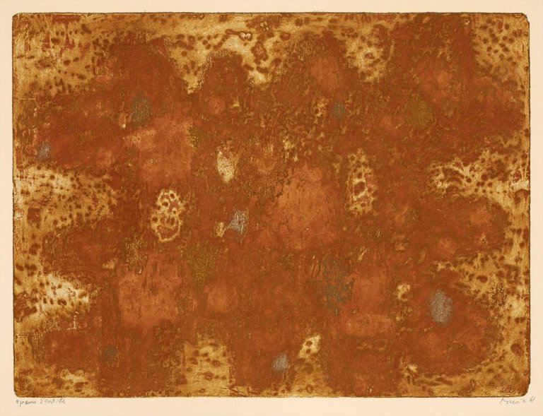 Auf diesem Bild ist das folgende Kunstwerk zu sehen: Zoran (Antonio) Music. „Suite Byzantine“. 1961.