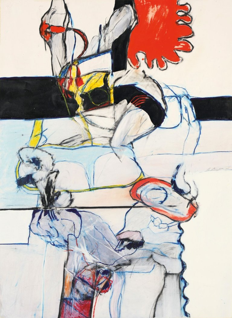 Auf diesem Bild ist das folgende Kunstwerk zu sehen: Werner Berges. Ohne Titel. 1965.