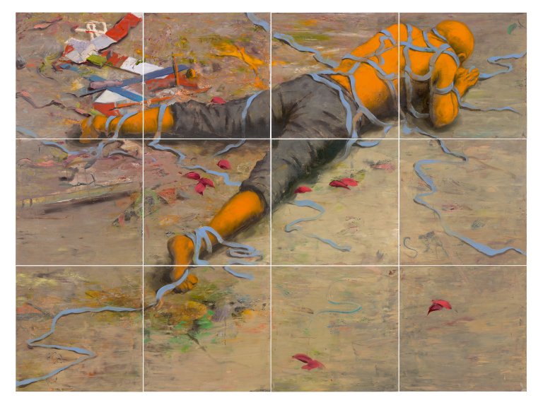 Auf diesem Bild ist das folgende Kunstwerk zu sehen: Jonas Burgert. „zeit später“. 2014.