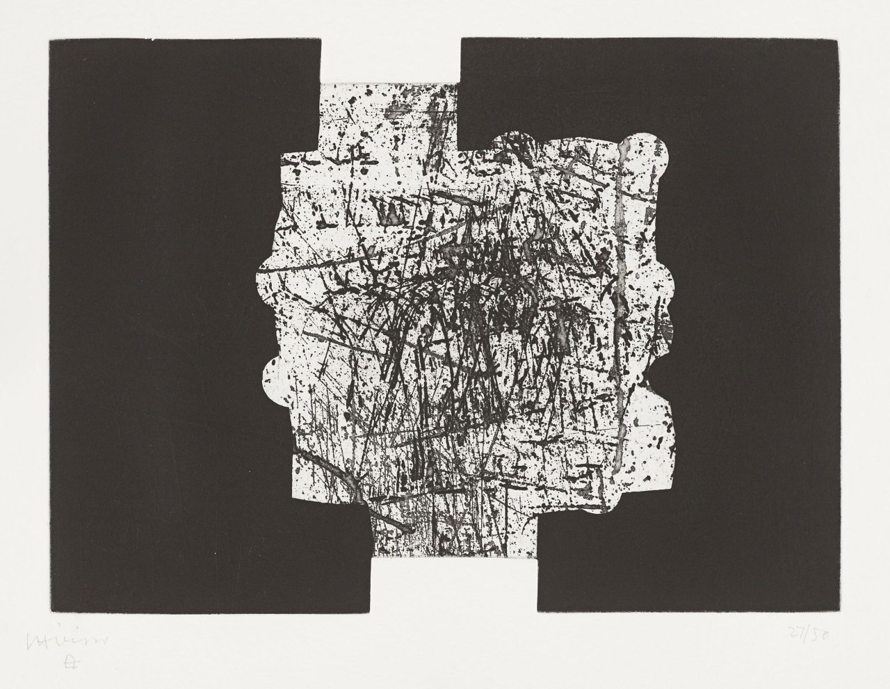 Auf diesem Bild ist das folgende Kunstwerk zu sehen: Eduardo Chillida. „Saludo a Parmenides II“. 1998.