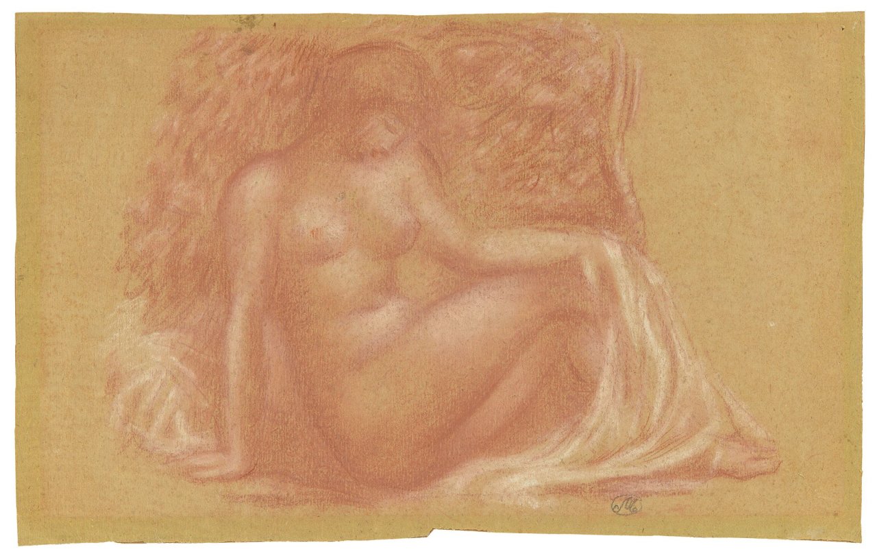 Auf diesem Bild ist das folgende Kunstwerk zu sehen: Aristide Maillol. „Femme assise à la draperie“. 1930.