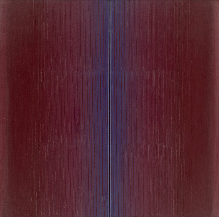 Auf diesem Bild ist das folgende Kunstwerk zu sehen: Johannes Geccelli. „Duo Hoch“. 1984.