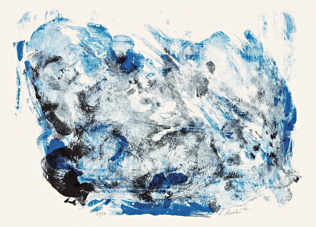 This picture shows the following artwork: Fred Thieler. Untitled. 1960.