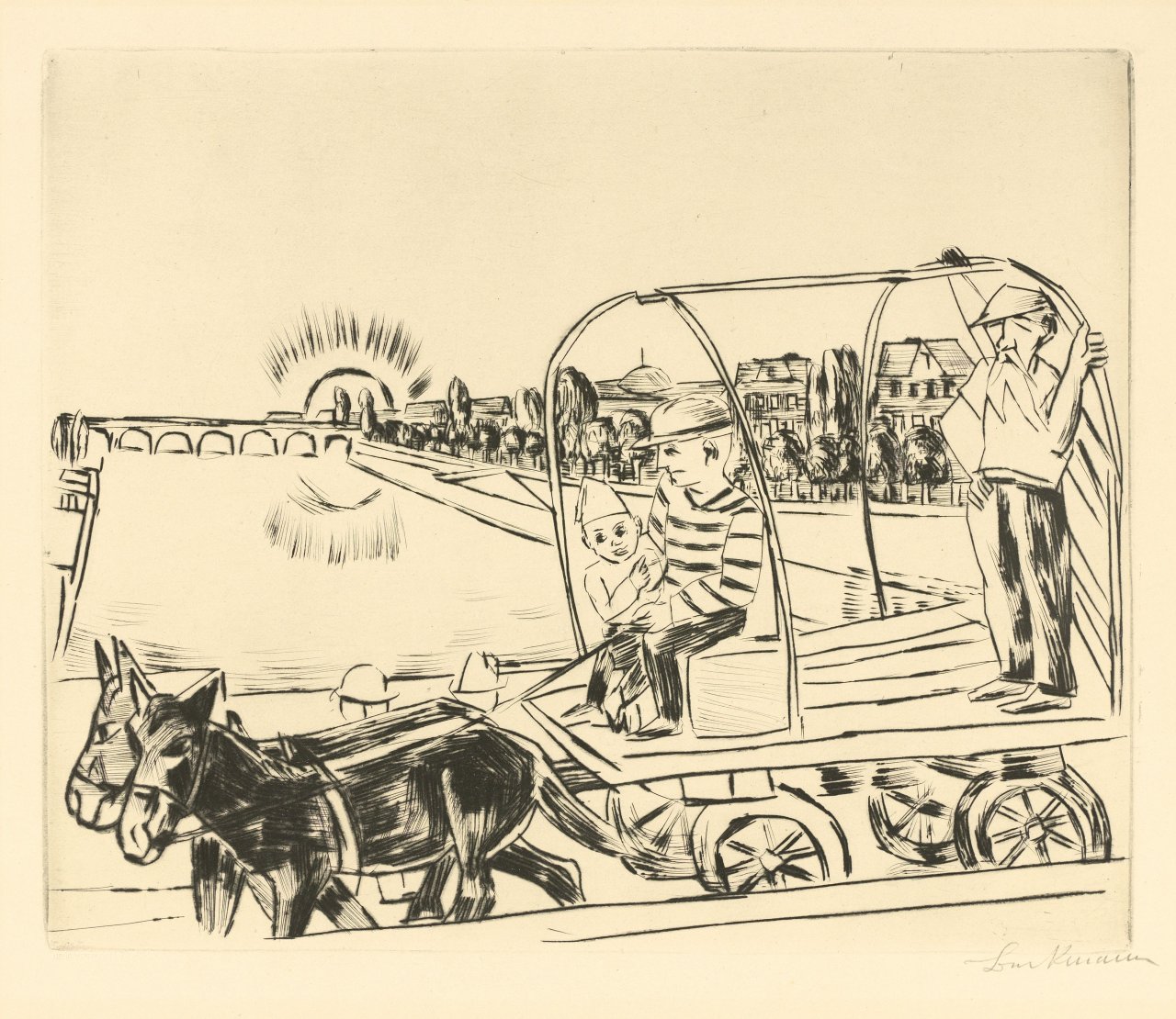 Auf diesem Bild ist das folgende Kunstwerk zu sehen: Max Beckmann. „Der Morgen“. 1923.