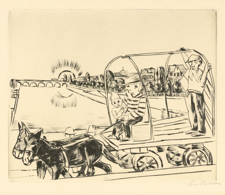 Auf diesem Bild ist das folgende Kunstwerk zu sehen: Max Beckmann. „Der Morgen“. 1923.