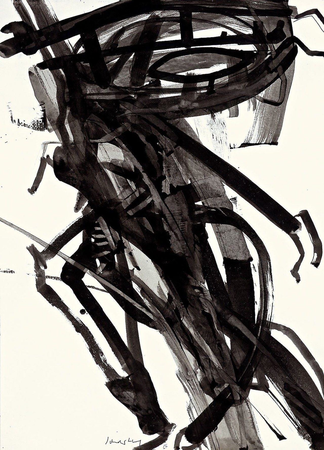 Auf diesem Bild ist das folgende Kunstwerk zu sehen: K.R.H. Sonderborg. Ohne Titel. 1964.