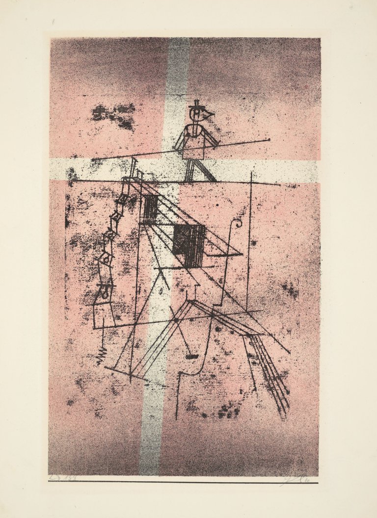 This picture shows the following artwork: Paul Klee. ”Seiltänzer”. 1923.
