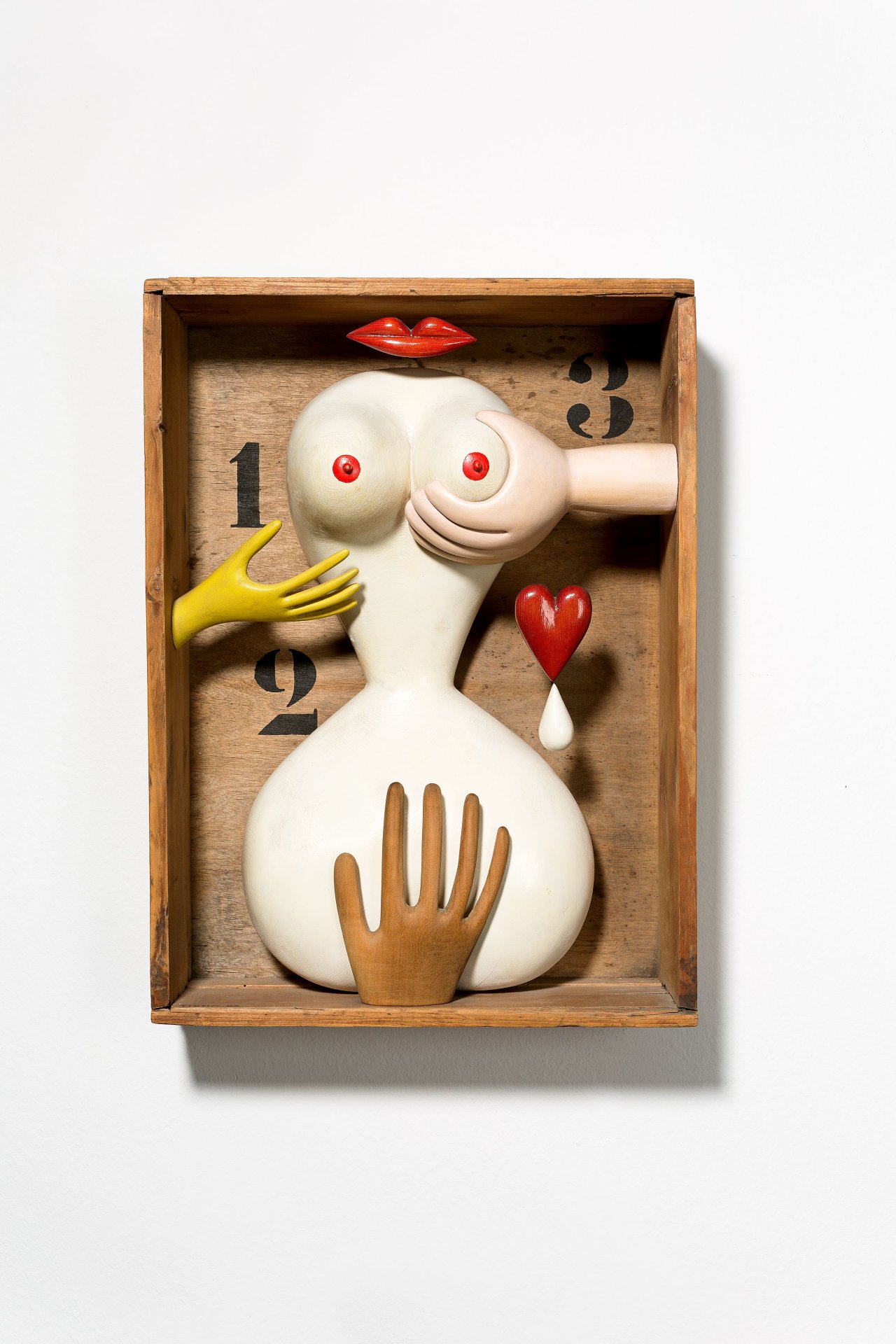 This picture shows the following artwork: Hans Ticha. ”Liebe”. 1983.
