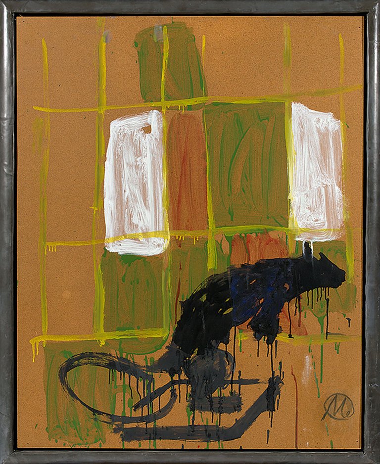 Auf diesem Bild ist das folgende Kunstwerk zu sehen: Markus Lüpertz. Ohne Titel.