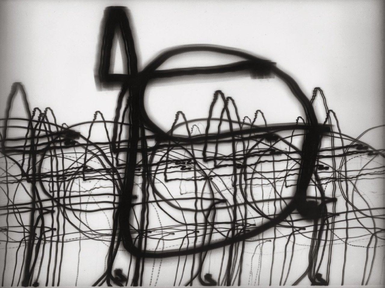 Auf diesem Bild ist das folgende Kunstwerk zu sehen: Otto Steinert. Luminogramm. 1952.