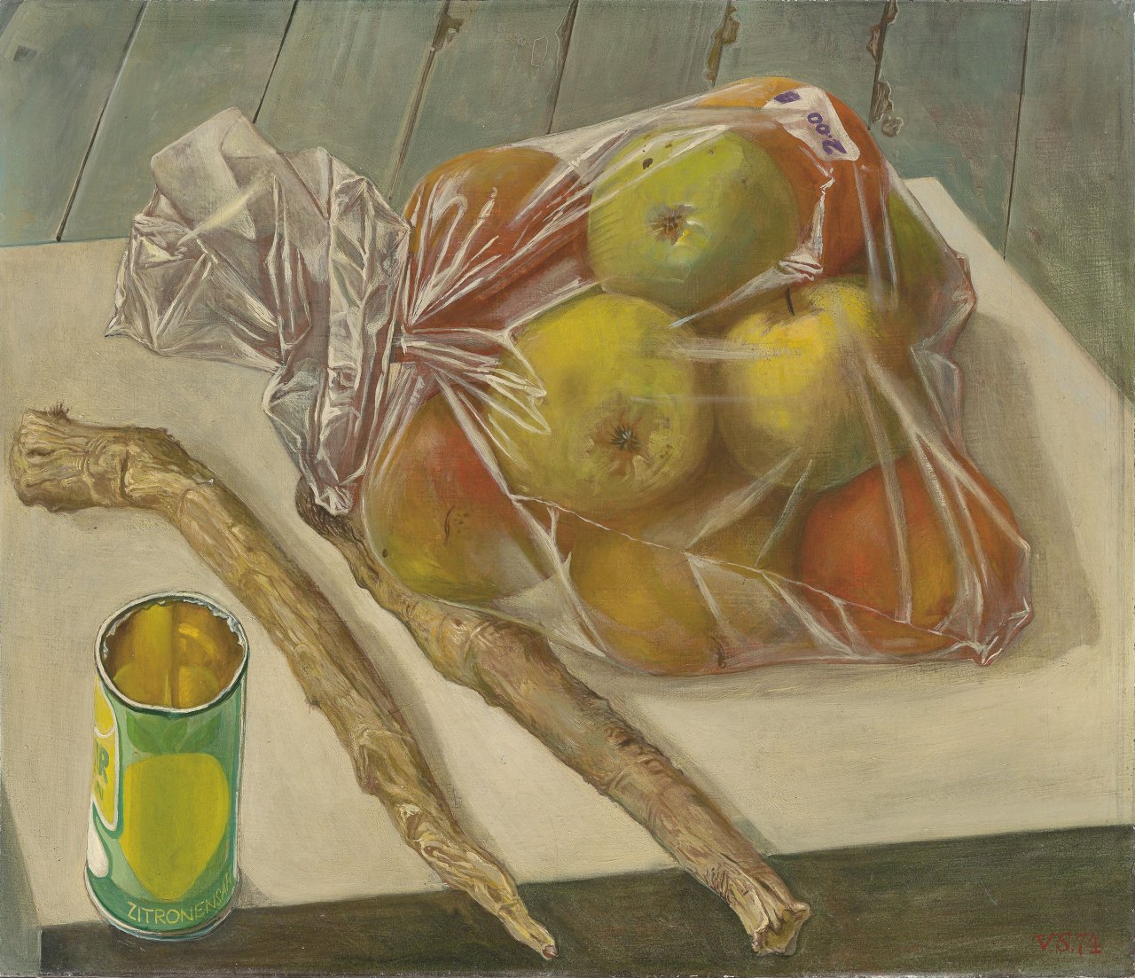 Catalog image of „Stillleben mit Meerrettichwurzeln“. 1974