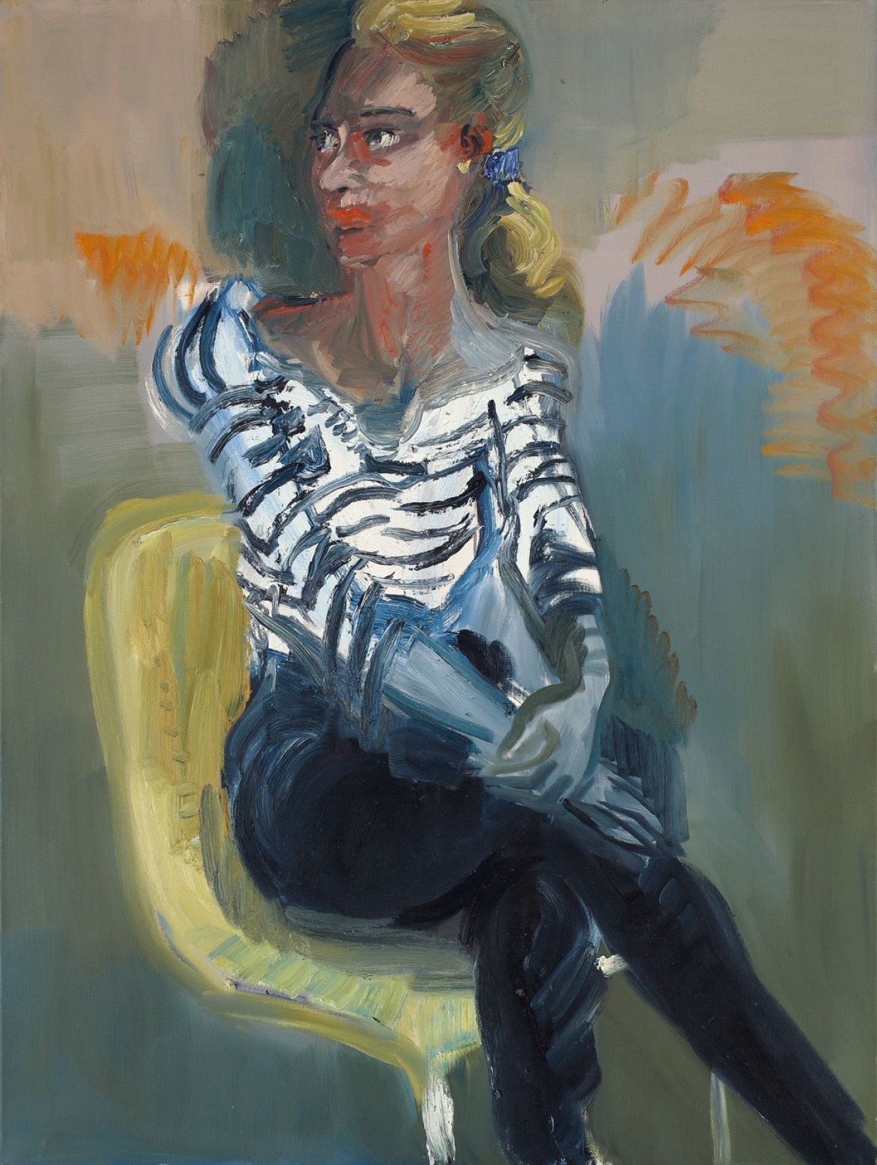 Auf diesem Bild ist das folgende Kunstwerk zu sehen: Rainer Fetting. „Birgit Hoffmeister“. 1988.