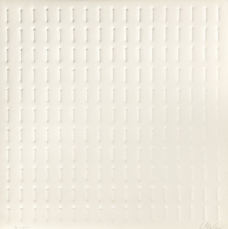 Auf diesem Bild ist das folgende Kunstwerk zu sehen: Günther Uecker. „UECKER“. 1970.