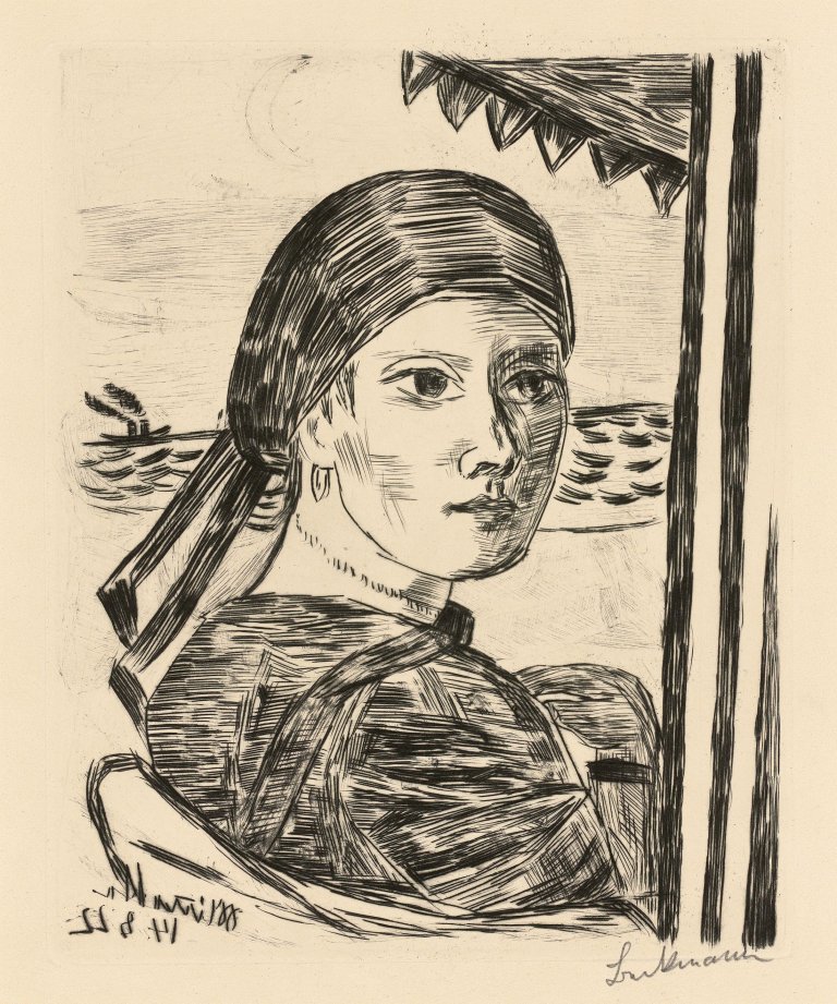 Auf diesem Bild ist das folgende Kunstwerk zu sehen: Max Beckmann. „Minette“. 1922.