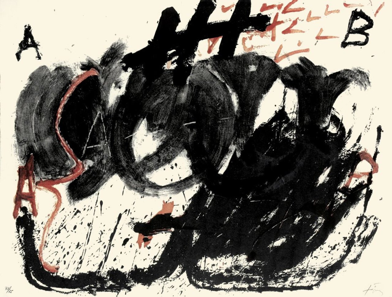 Auf diesem Bild ist das folgende Kunstwerk zu sehen: Antoni Tàpies. „Espiral“. 1976.