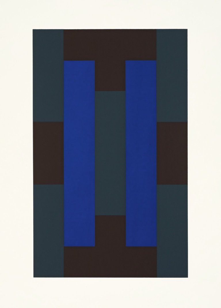 Auf diesem Bild ist das folgende Kunstwerk zu sehen: Ad Reinhardt. „10 Screenprints by Ad Reinhardt“. 1966.