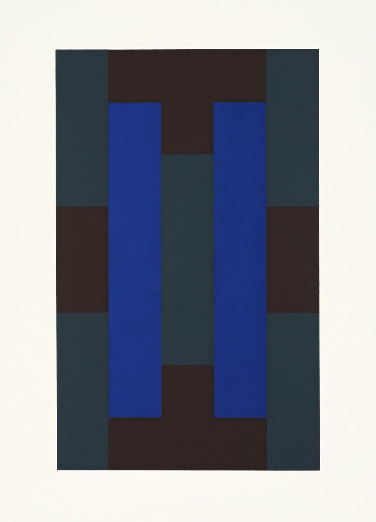 Auf diesem Bild ist das folgende Kunstwerk zu sehen: Ad Reinhardt. „10 Screenprints by Ad Reinhardt“. 1966.