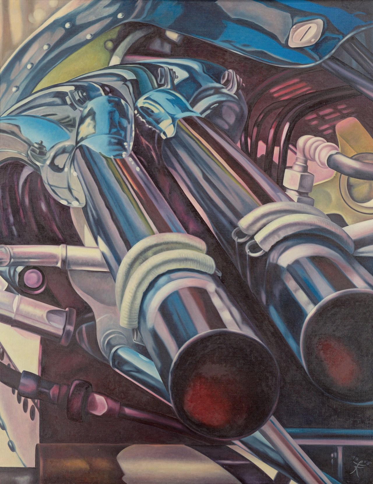 Auf diesem Bild ist das folgende Kunstwerk zu sehen: Fritz Köthe. „Eagle“. 1968.