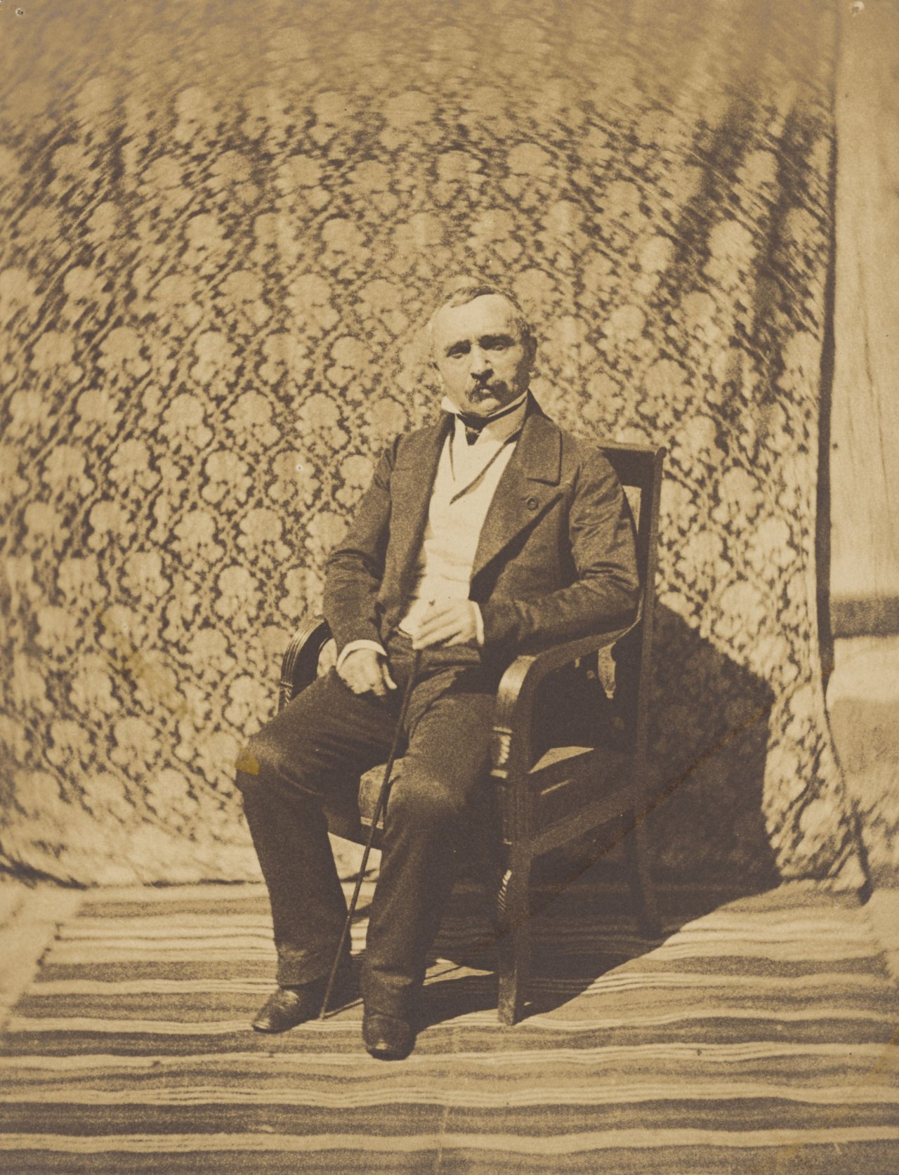 Catalog image of Portrait d'homme devant une tapisserie. 1853