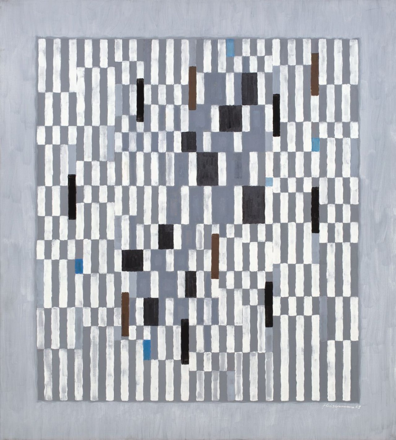 Auf diesem Bild ist das folgende Kunstwerk zu sehen: Adolf Fleischmann. „# 527“. 1963.