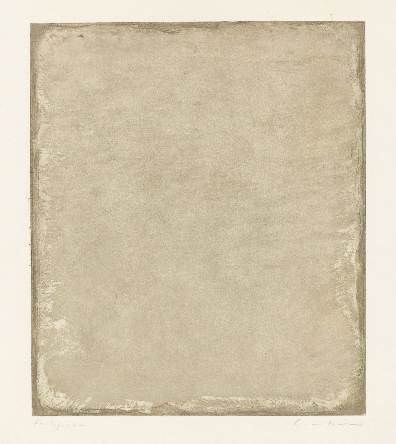 Auf diesem Bild ist das folgende Kunstwerk zu sehen: Gotthard Graubner. Ohne Titel.