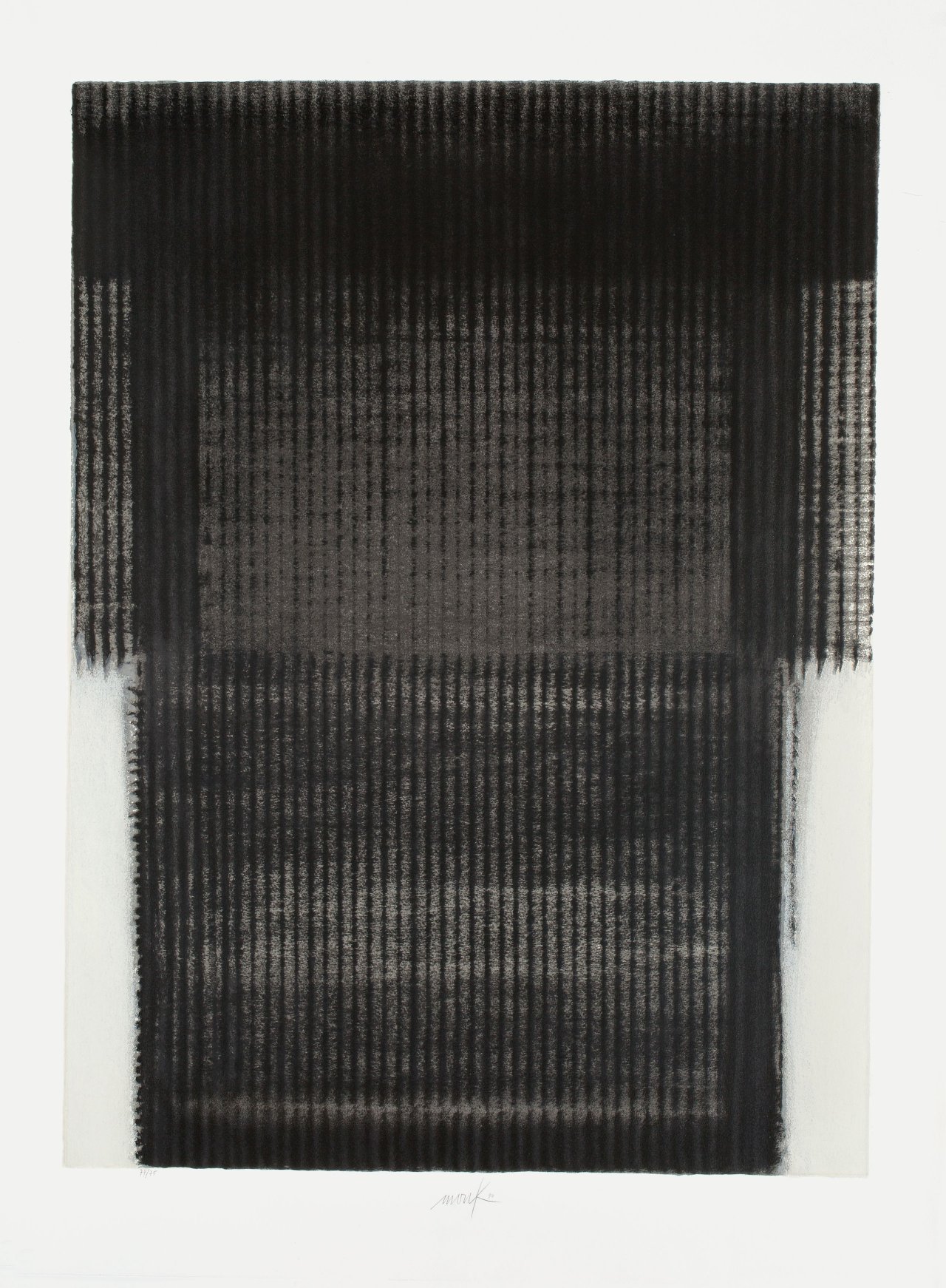 This picture shows the following artwork: Heinz Mack. „November“. 1990.