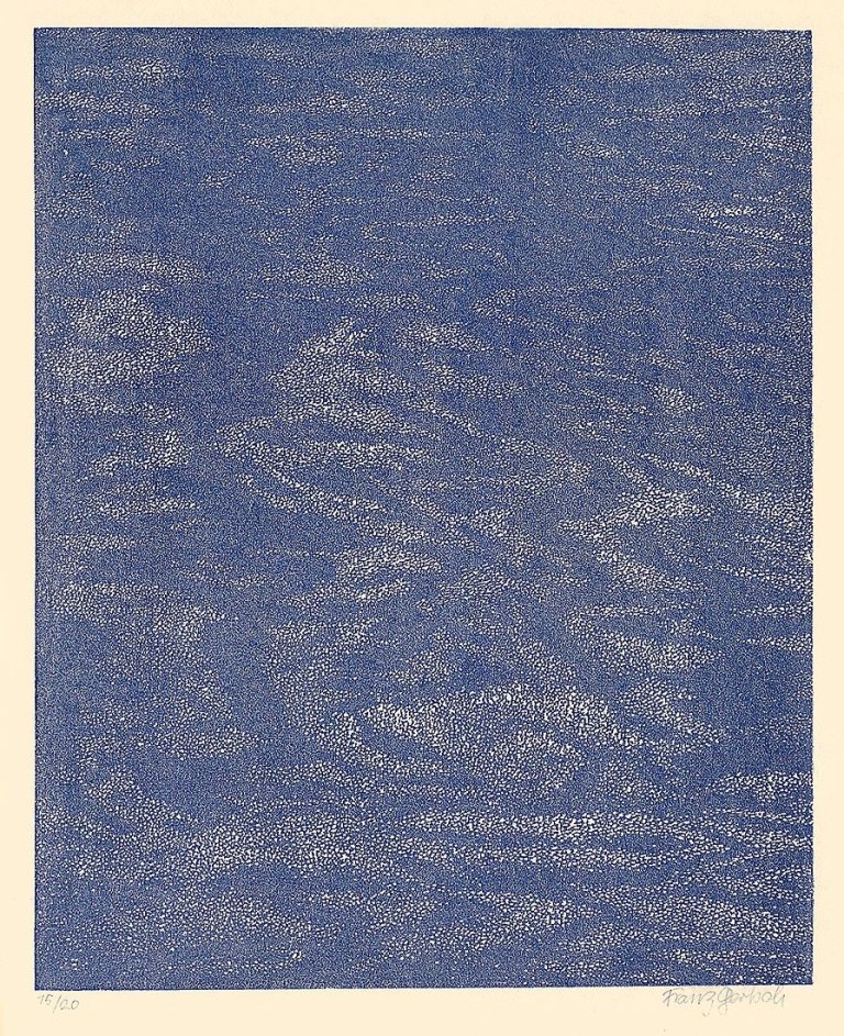 Auf diesem Bild ist das folgende Kunstwerk zu sehen: Franz Gertsch. „Wasser“. 2005.