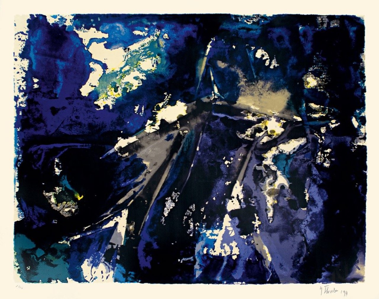 This picture shows the following artwork: Fred Thieler. Untitled. 1990.