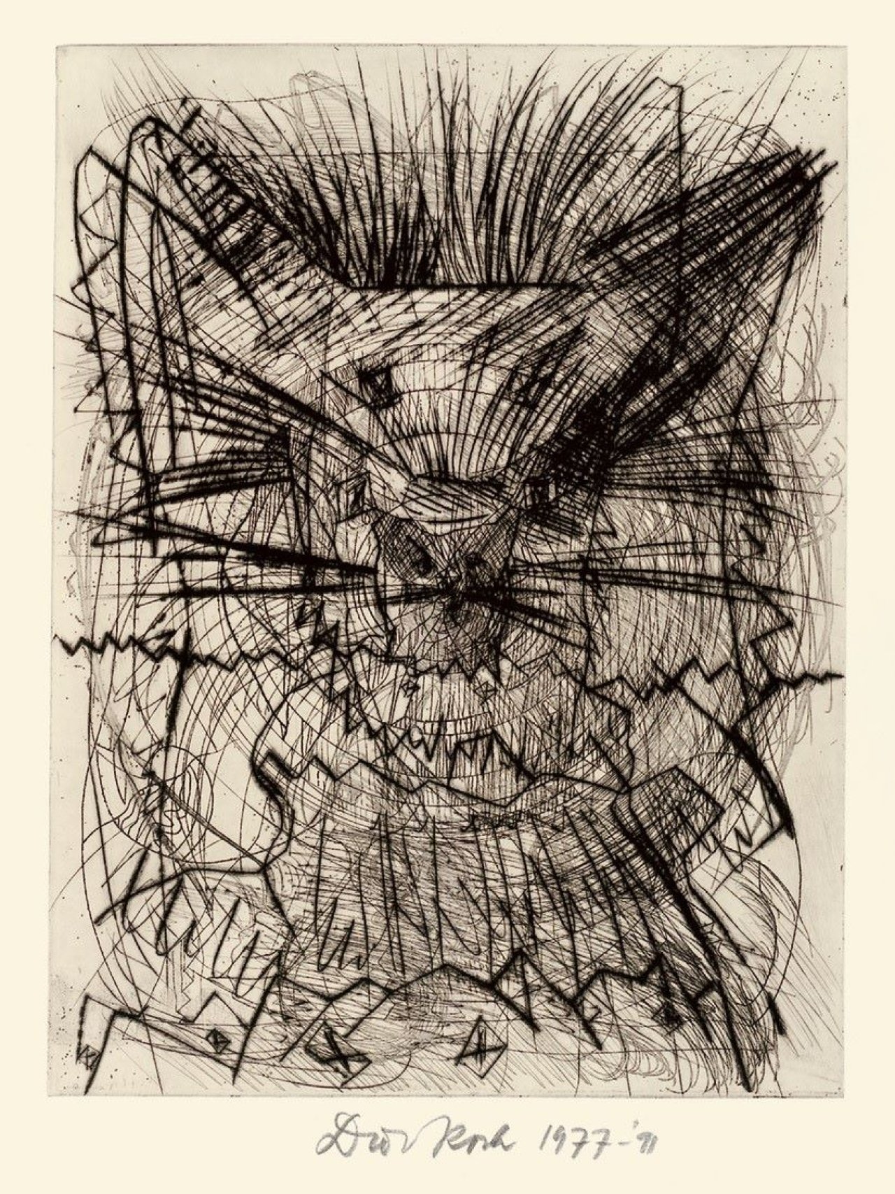 Auf diesem Bild ist das folgende Kunstwerk zu sehen: Dieter Roth. „Komposition I - V“. 1977/91.