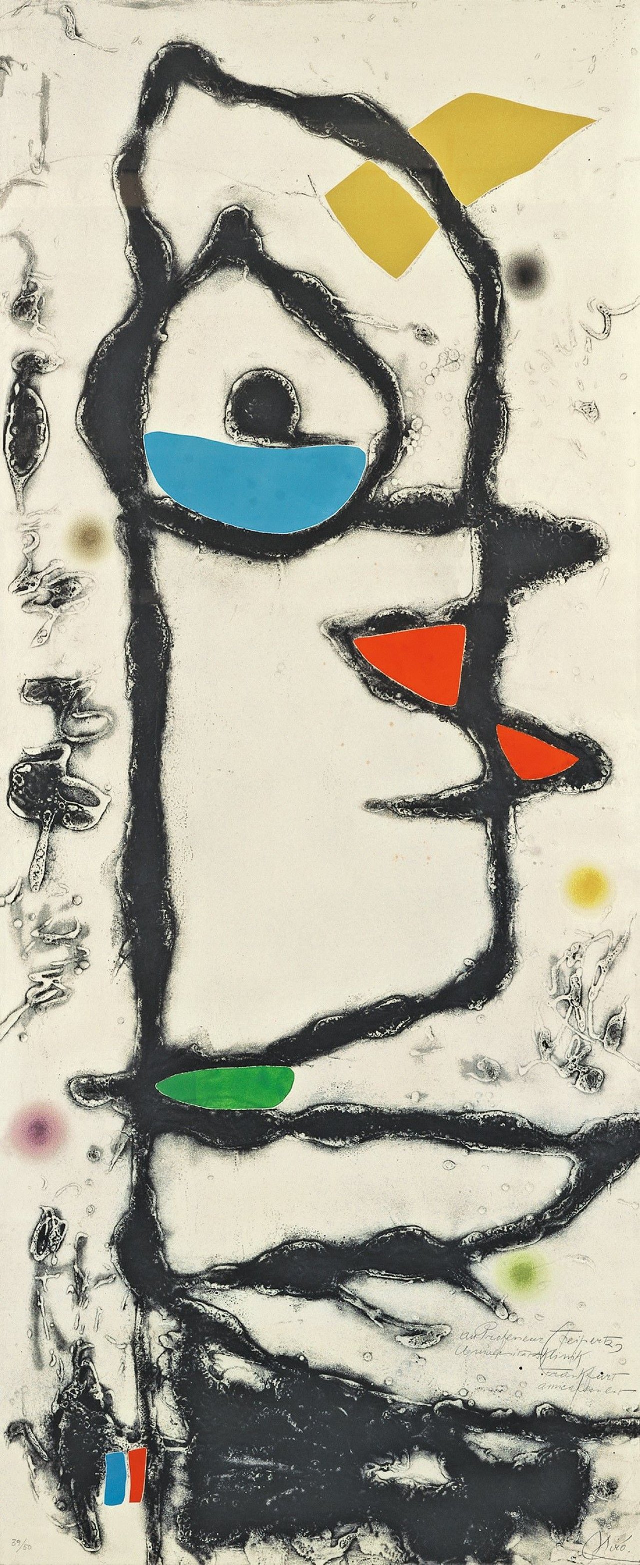 Auf diesem Bild ist das folgende Kunstwerk zu sehen: Joan Miró. Aus: „Barcelona“. 1972/73.