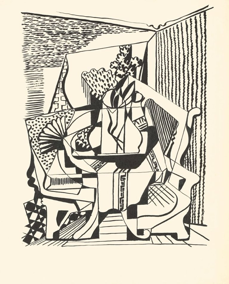 Auf diesem Bild ist das folgende Kunstwerk zu sehen: Herbert Behrens-Hangeler. Stilleben. Um 1925.