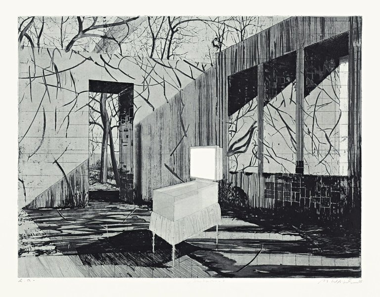 Auf diesem Bild ist das folgende Kunstwerk zu sehen: Matthias Weischer. „Automat“. 2005.