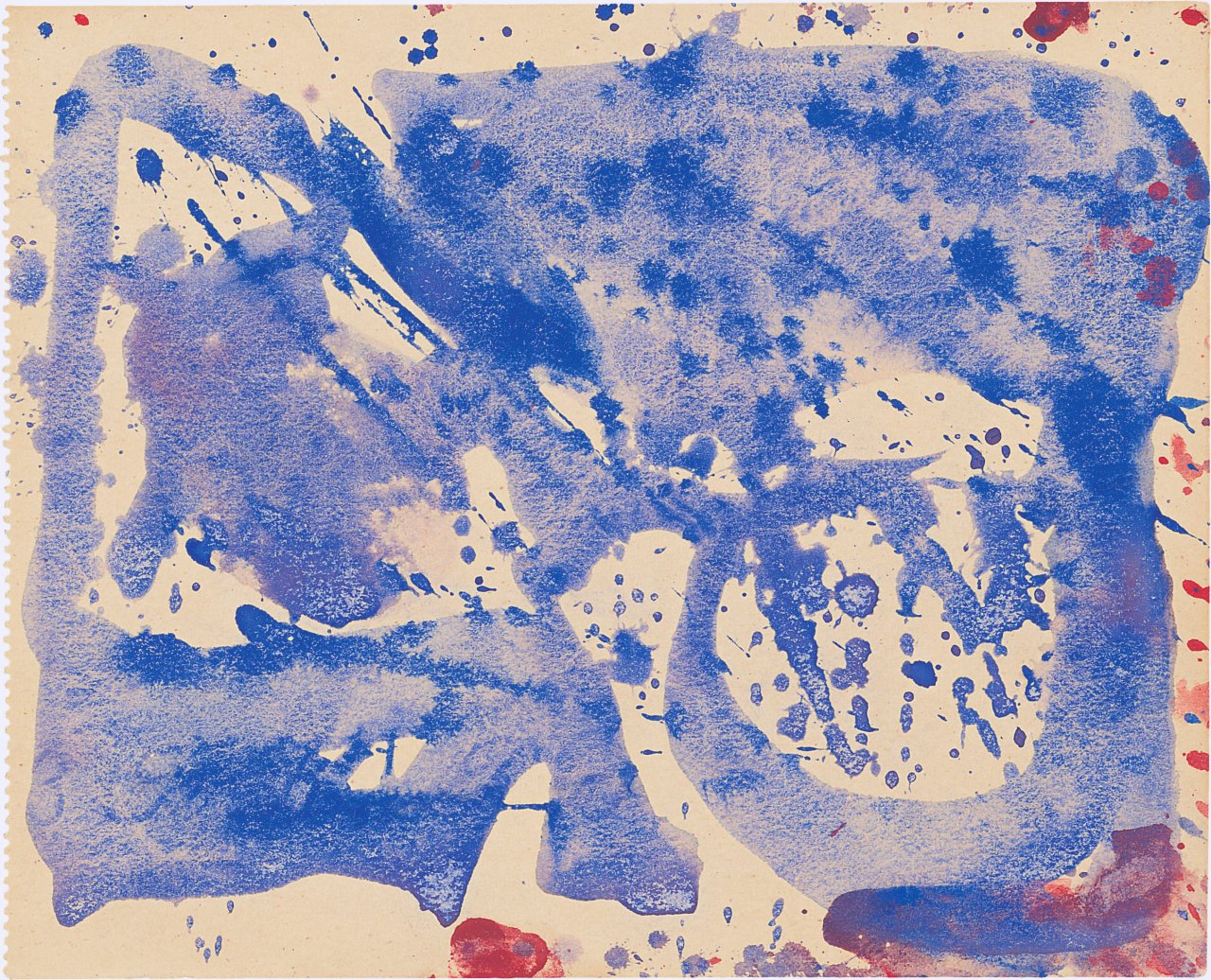 This picture shows the following artwork: Sam Francis. Untitled. 1959.