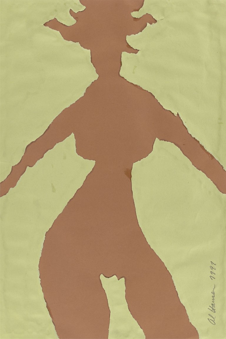 Auf diesem Bild ist das folgende Kunstwerk zu sehen: Al Hansen. Ohne Titel. 1991.