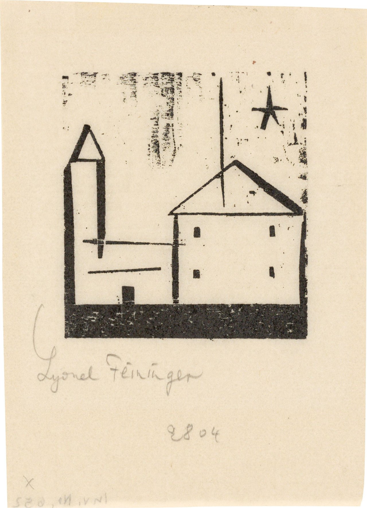 This picture shows the following artwork: Lyonel Feininger. 