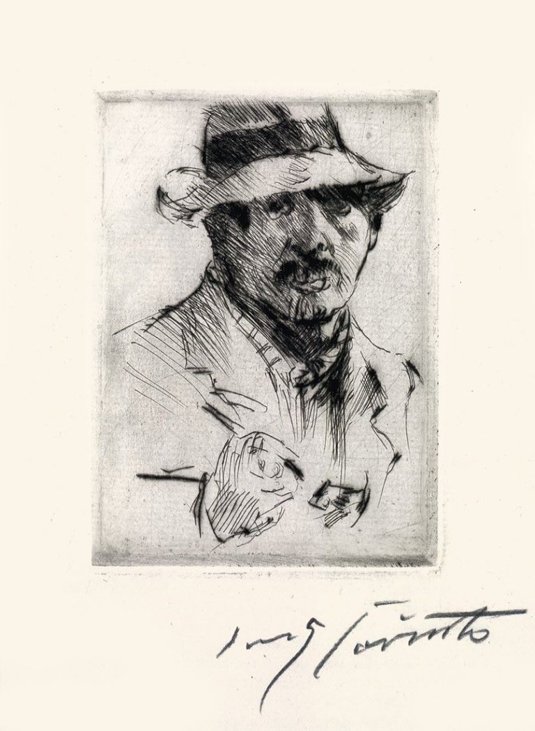 This picture shows the following artwork: Lovis Corinth. „Karl Schwarz: Das graphische Werk von Lovis Corinth“. 1922.
