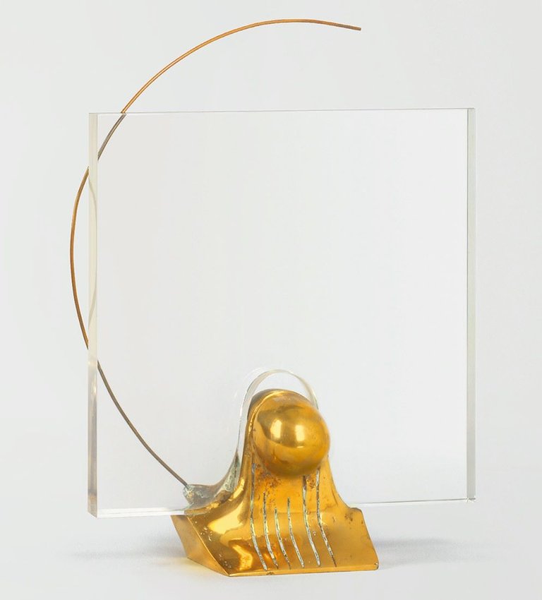 Auf diesem Bild ist das folgende Kunstwerk zu sehen: Bernhard Heiliger. „Kontemplatives Objekt II“. 1976.