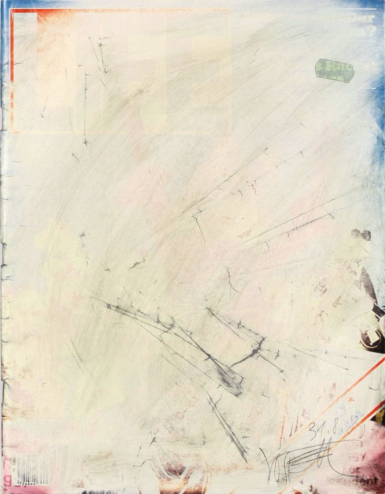 Auf diesem Bild ist das folgende Kunstwerk zu sehen: Wolf Vostell. „Life-Magazin“. 1980.