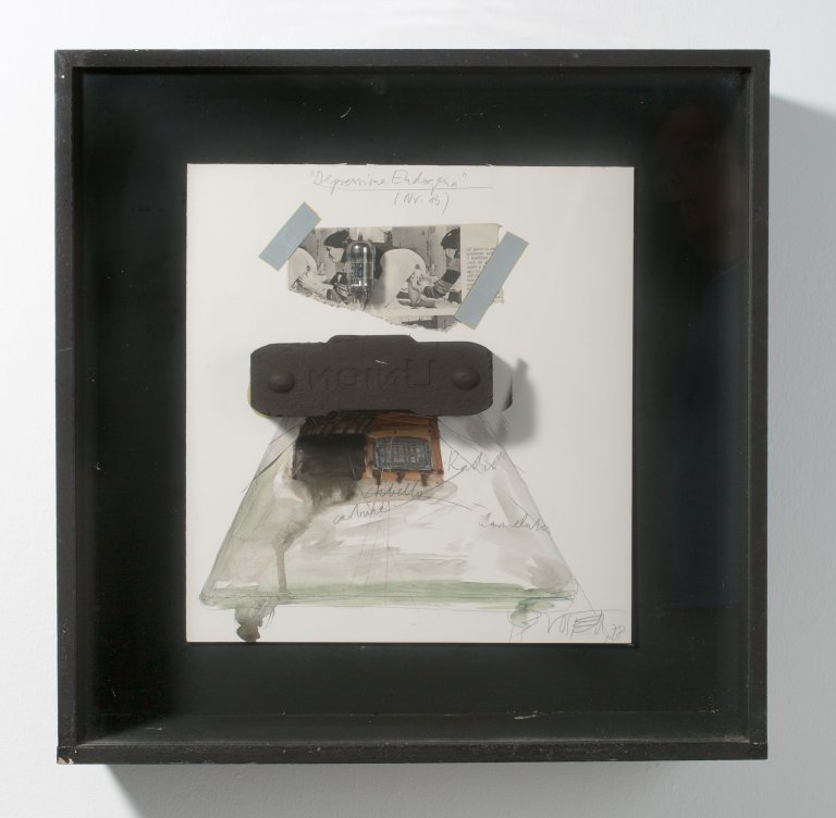 Auf diesem Bild ist das folgende Kunstwerk zu sehen: Wolf Vostell. „Depressive Endogema (Nr. 13)“. 1978.