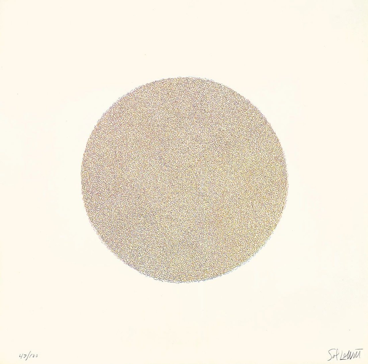 Auf diesem Bild ist das folgende Kunstwerk zu sehen: Sol LeWitt. Ohne Titel.