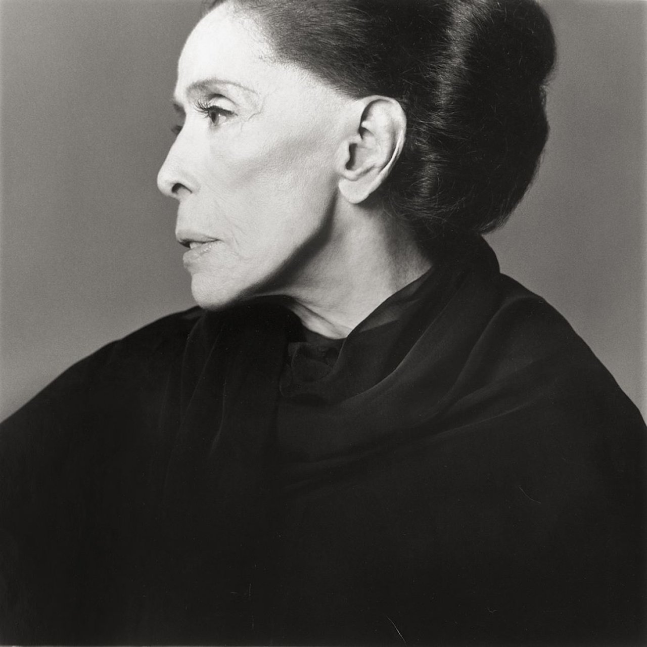 Auf diesem Bild ist das folgende Kunstwerk zu sehen:  Hiro (d.i. Wakabayashi, Yasuhiro). Martha Graham, New York City, January 14. 1984.