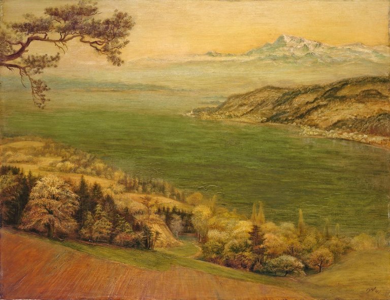 Auf diesem Bild ist das folgende Kunstwerk zu sehen: Otto Dix. „Frühling am Untersee“. 1941.