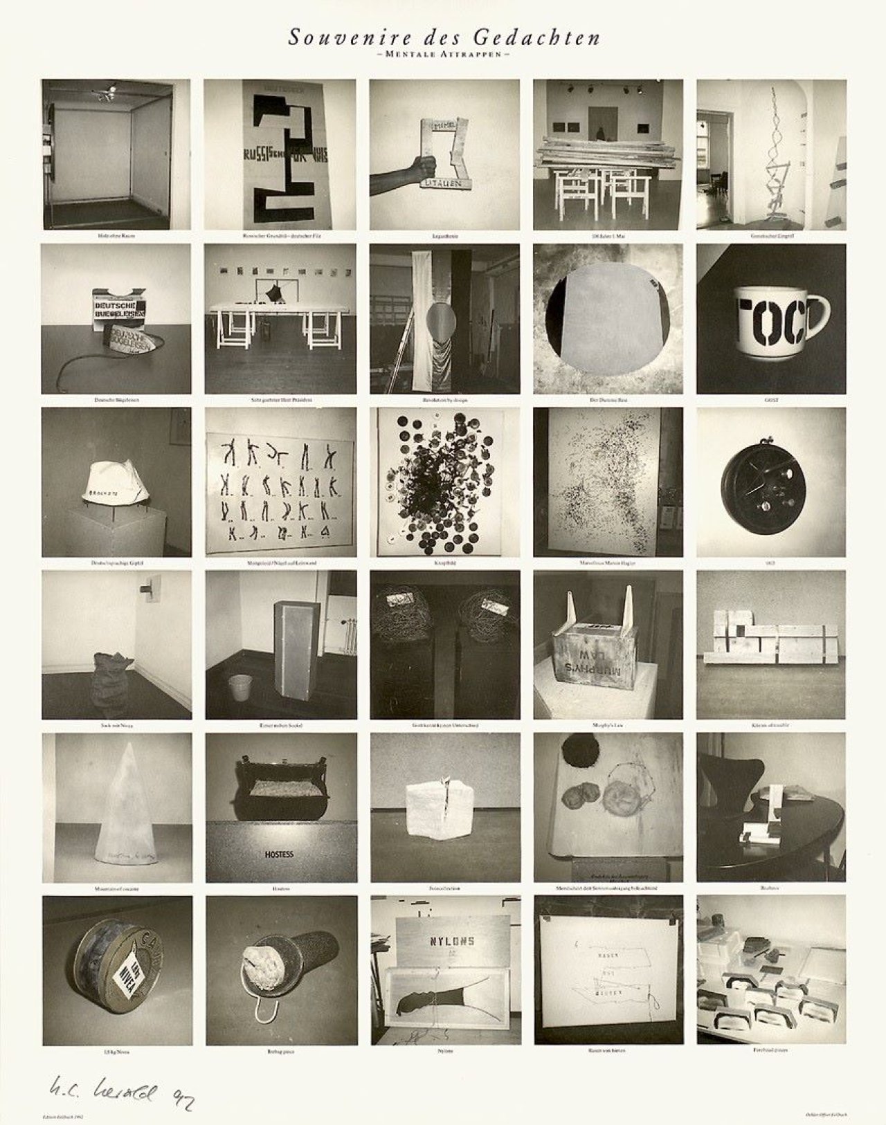 Auf diesem Bild ist das folgende Kunstwerk zu sehen: Georg Herold. Ohne Titel. 1992.