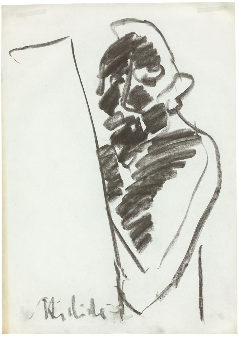 Auf diesem Bild ist das folgende Kunstwerk zu sehen: Karl Horst Hödicke. Ich selbst. 1978.