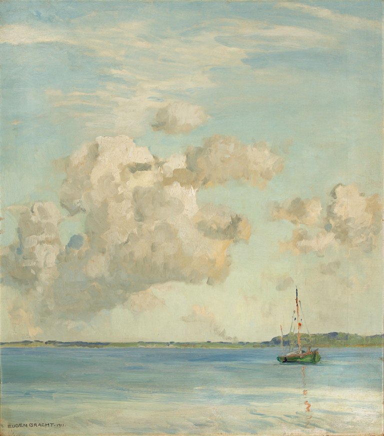 Auf diesem Bild ist das folgende Kunstwerk zu sehen: Eugen Bracht. „Abendwolken“. 1911.