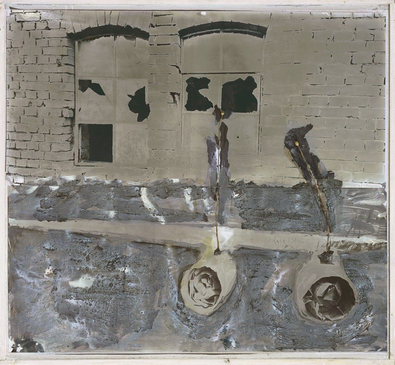 This picture shows the following artwork: Anselm Kiefer. „Für Paul Celan“. 1989.