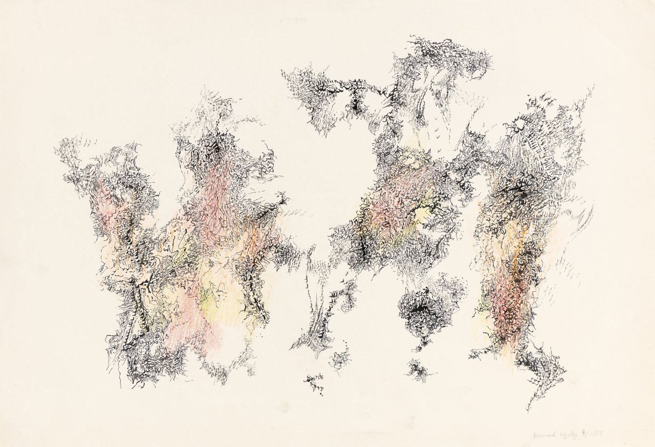 This picture shows the following artwork: Bernard Schultze. Untitled. 1959.