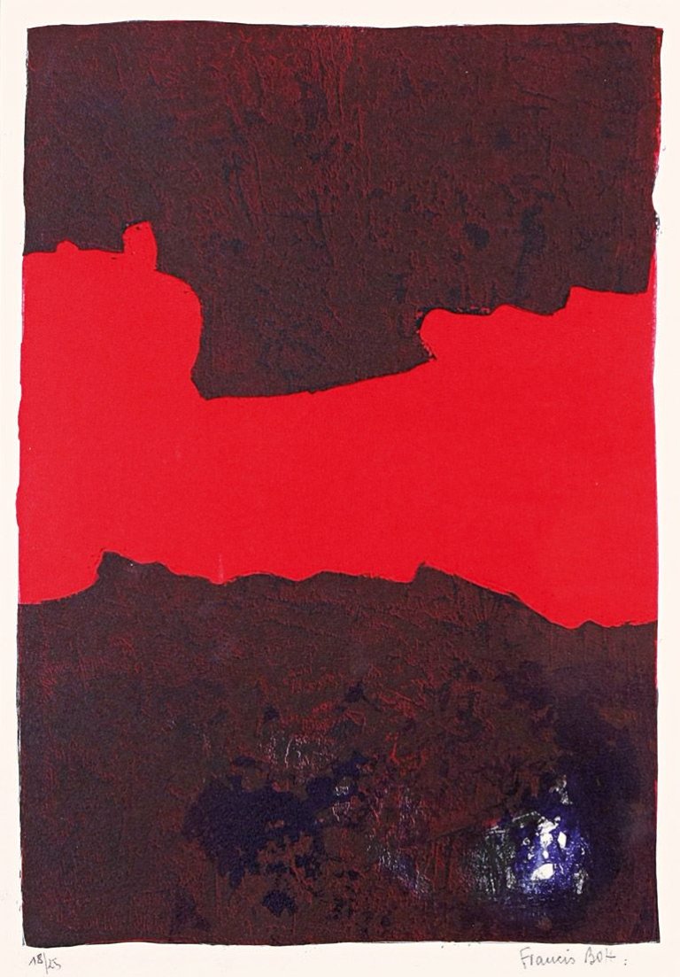 Auf diesem Bild ist das folgende Kunstwerk zu sehen: Francis Bott. „Composition“. 1964.