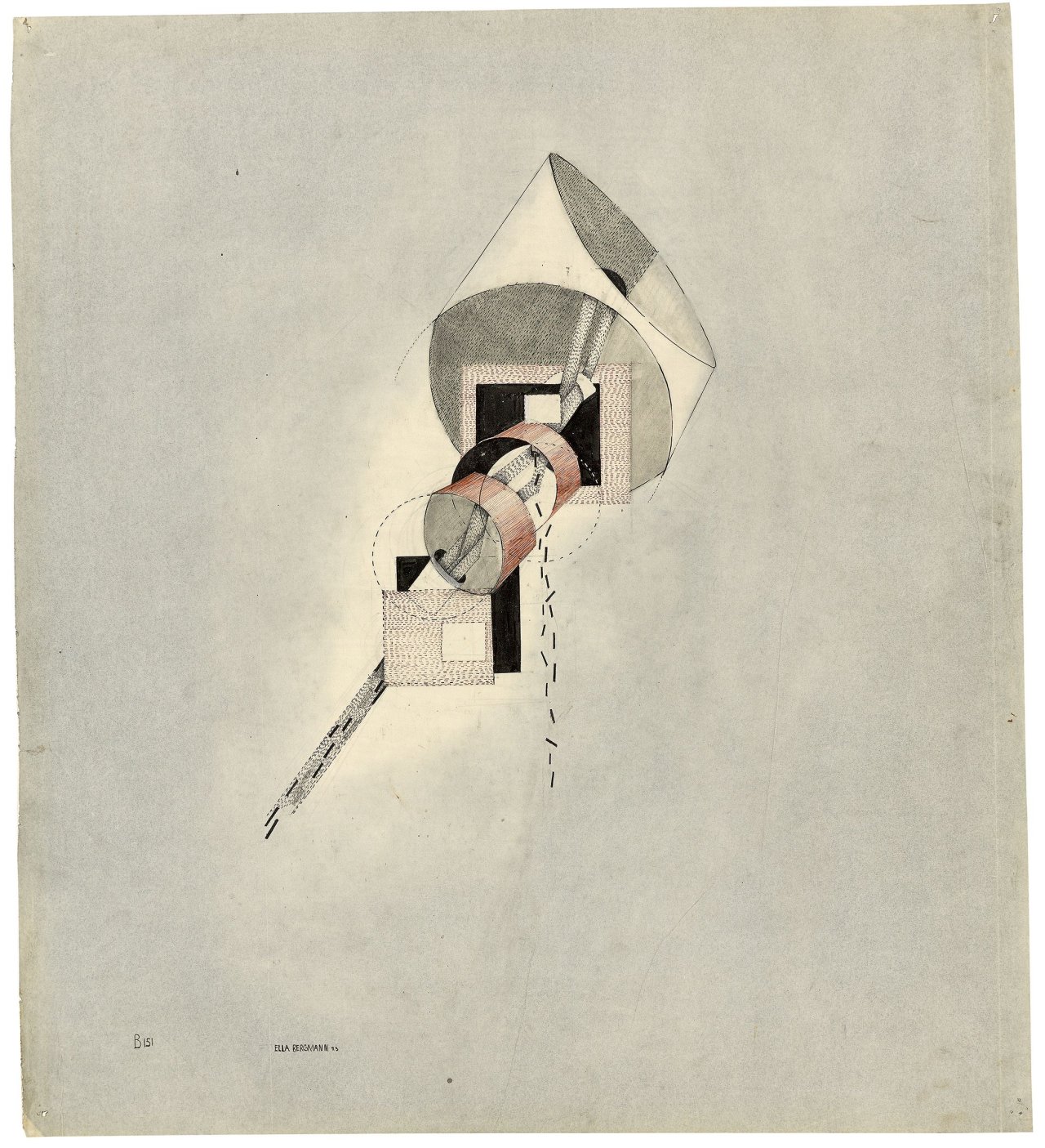 Auf diesem Bild ist das folgende Kunstwerk zu sehen: Ella Bergmann-Michel. Ohne Titel (B151). 1923.