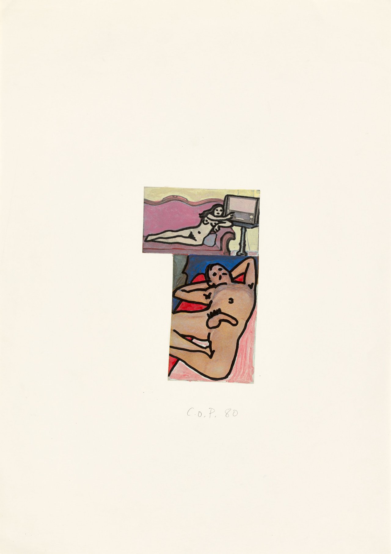 This picture shows the following artwork: C.O. Paeffgen. Untitled. 1980.